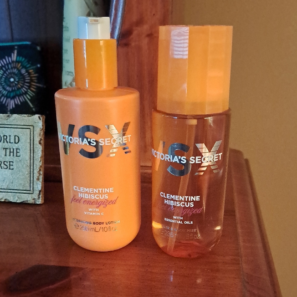 Victoria's Secret Clementine Hibiscus Moisturizer - Vibrant Orange